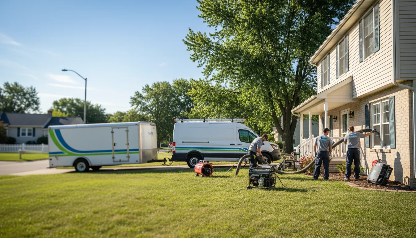 Flooded Basement Restoration And Cleanup With Repair in Saginaw, MI near me